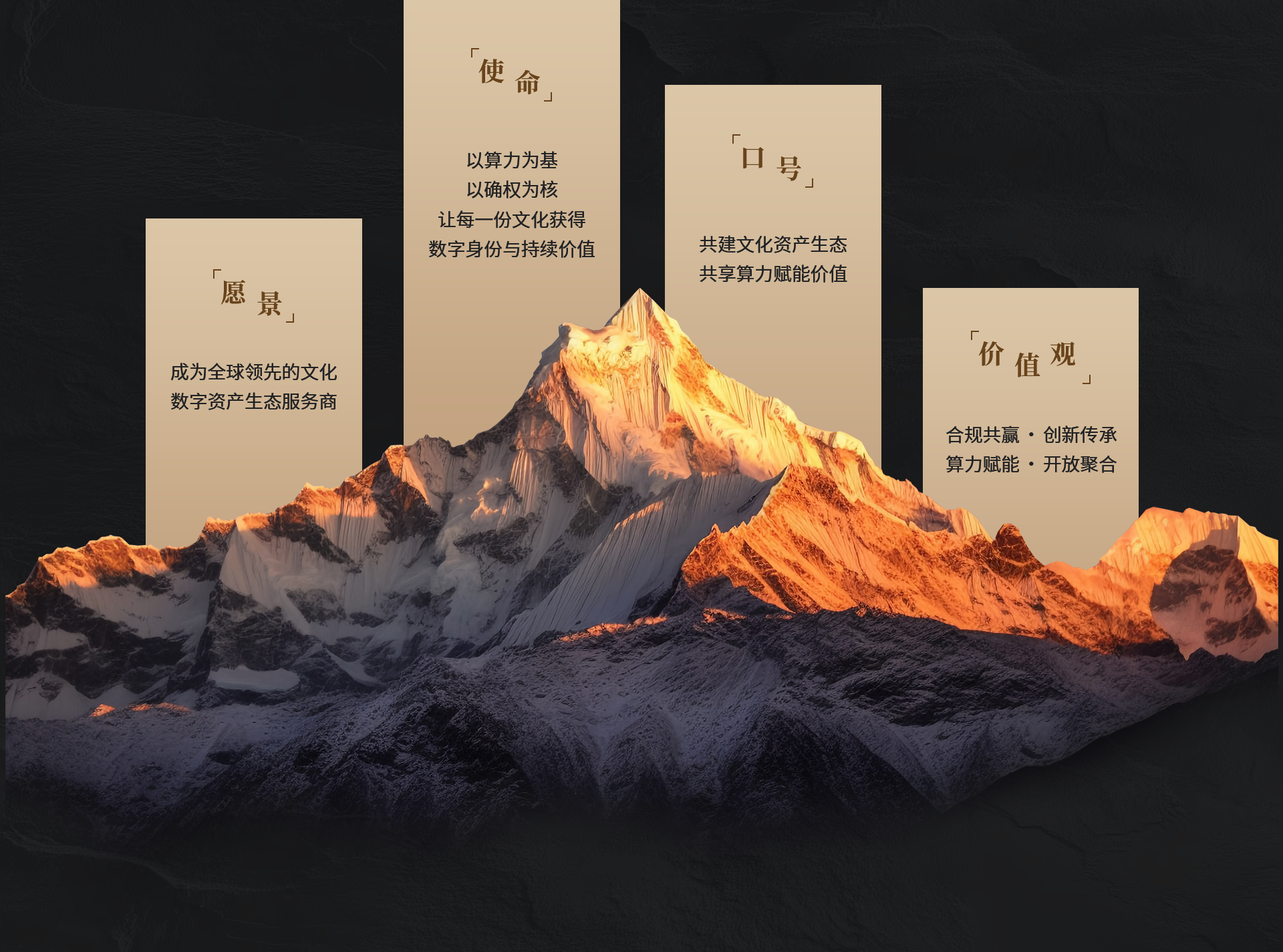企业文化：愿景、使命、口号、价值观